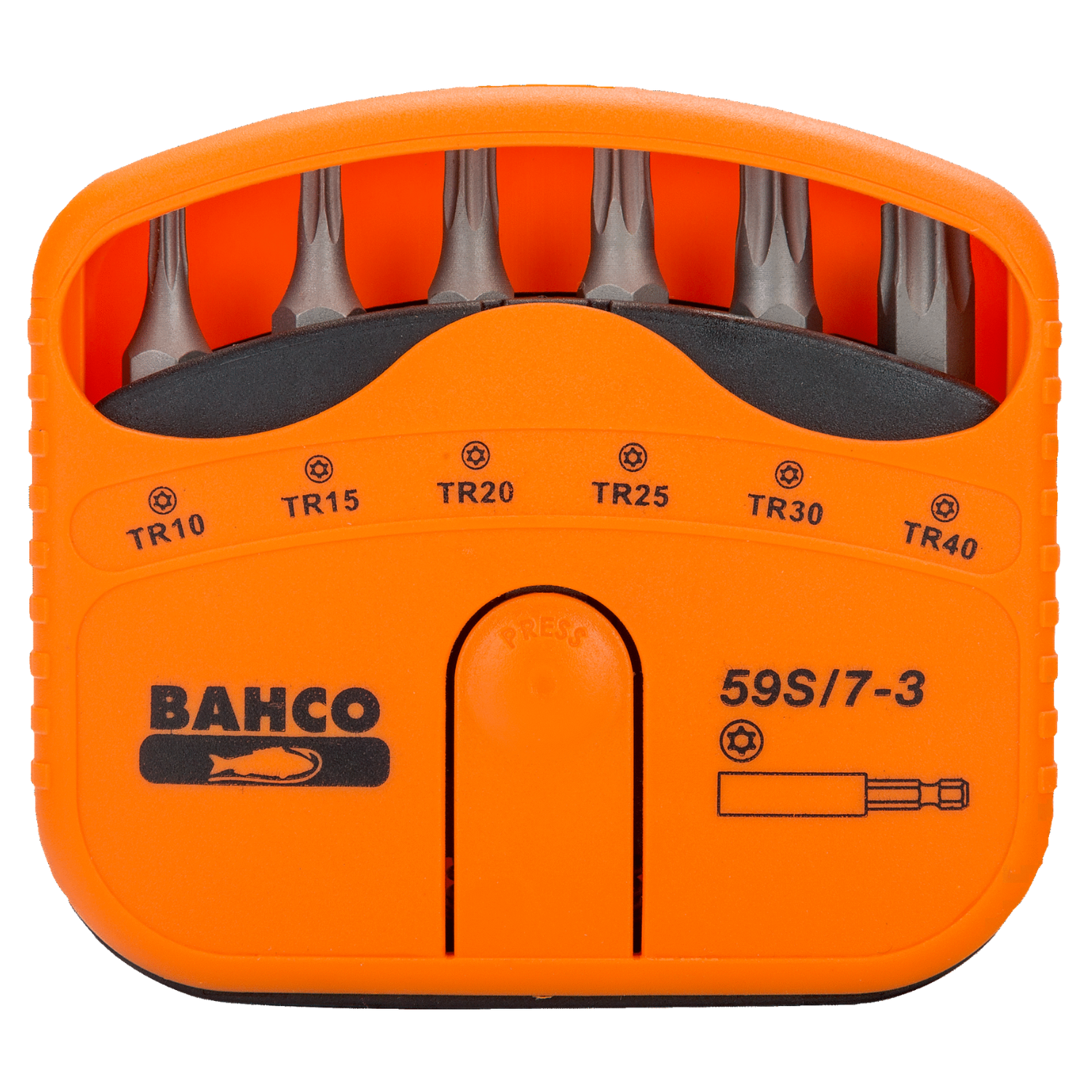 BAHCO 59S/7-3 1/4" Screwdriver Bit Set For TORX Tamper Resistant - Premium Screwdriver Bit Set from BAHCO - Shop now at Yew Aik.