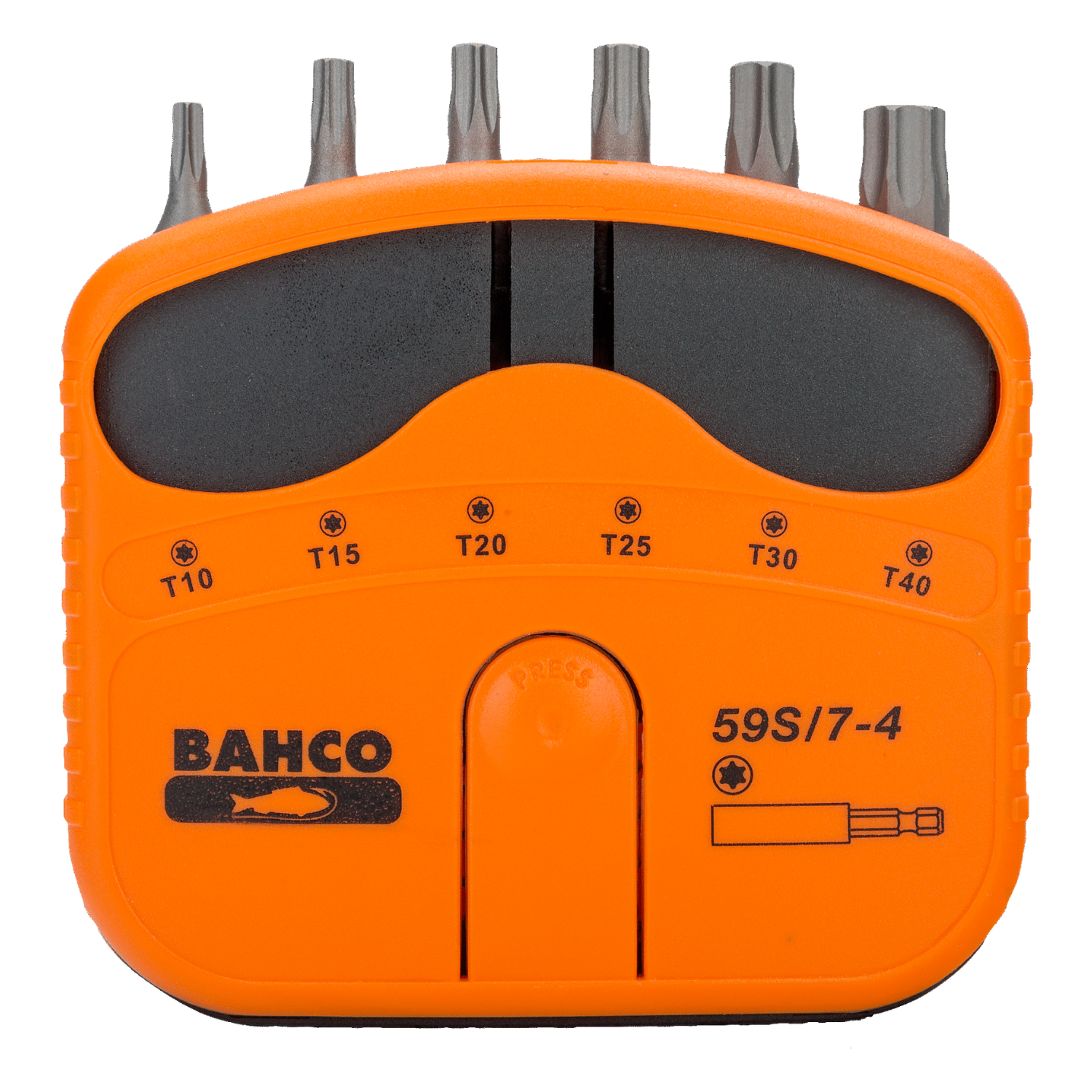 BAHCO 59S/7-4 1/4" Screwdriver Bit Set For TORX Head 7 pcs - Premium Screwdriver Bit Set from BAHCO - Shop now at Yew Aik.