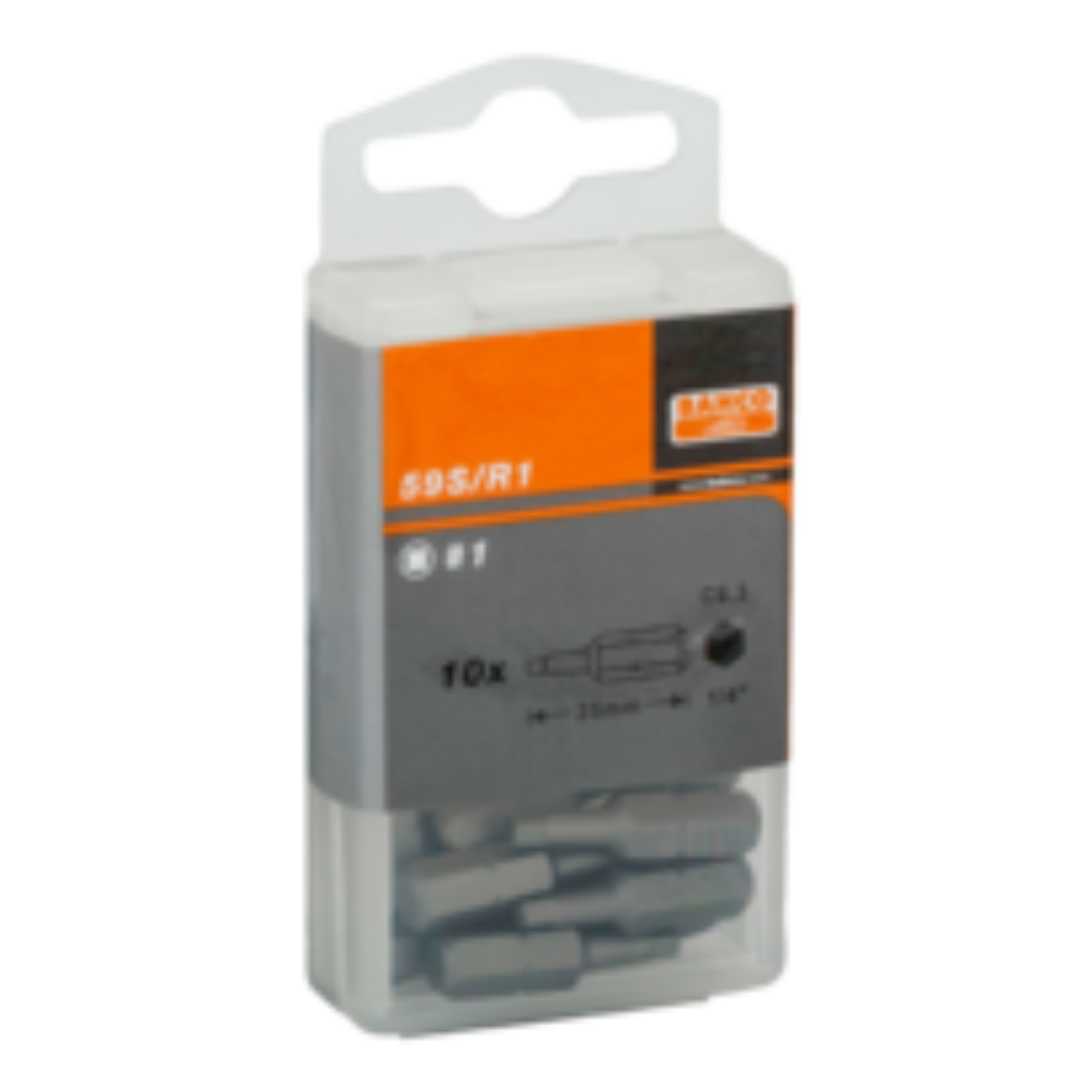 BAHCO 59S/R 1/4" Standard Screwdriver Bit 25 mm (BAHCO Tools) - Premium Screwdriver Bit from BAHCO - Shop now at Yew Aik.