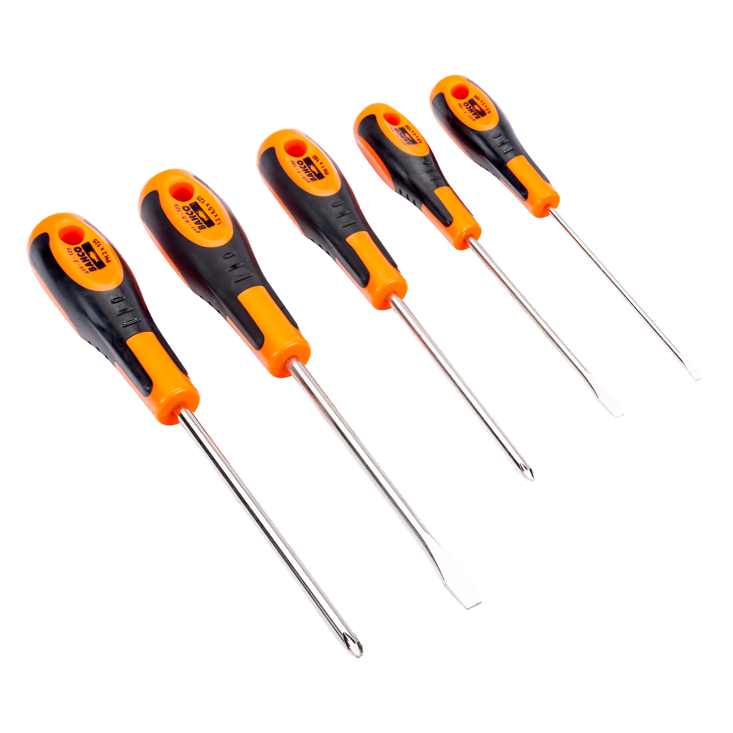 BAHCO 604-5 Phillips Screwdriver Set with Rubber Grip - 5 Pcs - Premium Phillips Screwdriver Set from BAHCO - Shop now at Yew Aik.