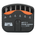 BAHCO 60T/7 1/4" Torsion Screwdriver Bit Set For Phillips Head - Premium Screwdriver Bit Set from BAHCO - Shop now at Yew Aik.