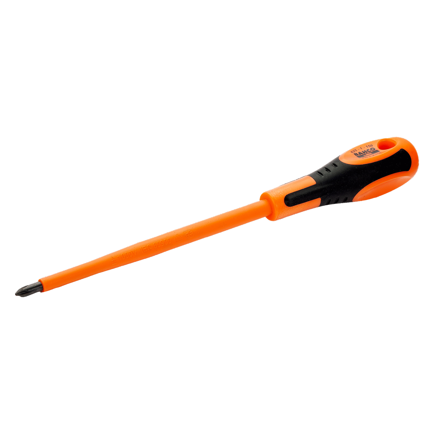 BAHCO 625PH VDE Insulated Phillips Screwdriver PH0-PH2 - Premium Phillips Screwdriver from BAHCO - Shop now at Yew Aik.