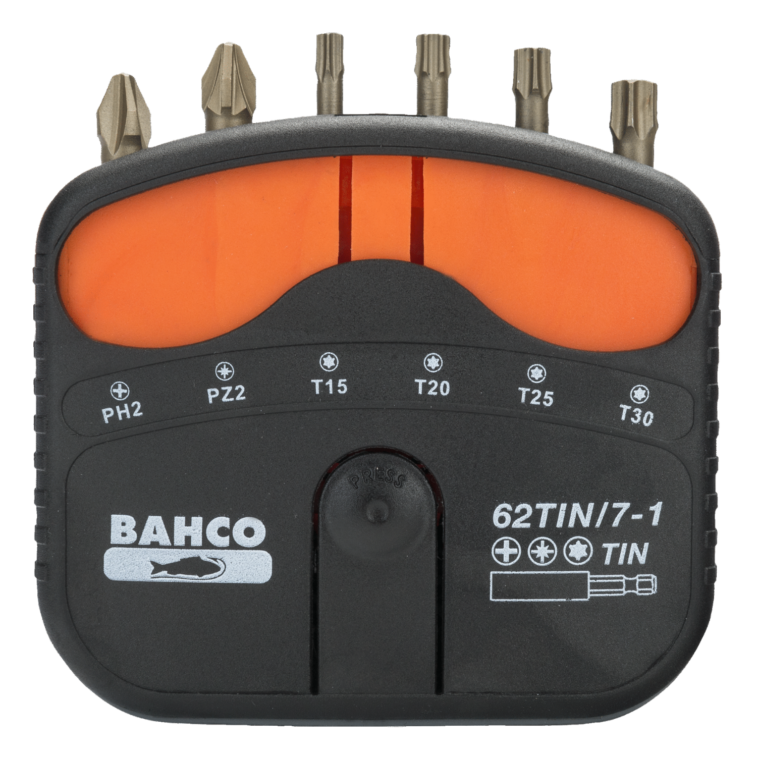 BAHCO 62TIN/7 1/4" Tin Torsion Screwdriver Bit Set Phillips Head - Premium Screwdriver Bit Set from BAHCO - Shop now at Yew Aik.