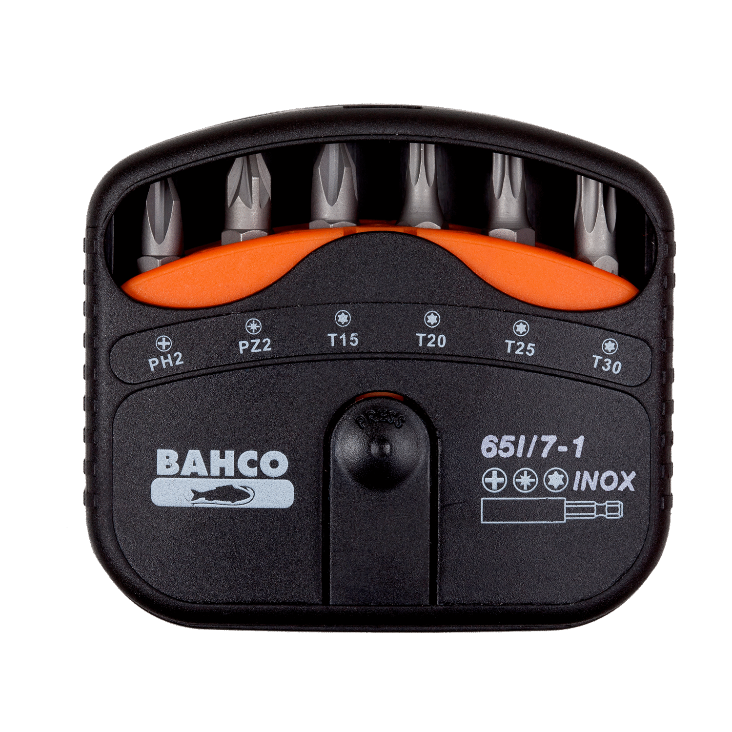 BAHCO 65I/7 1/4” Stainless Steel Screwdriver Bit Set - 7 Pcs - Premium Screwdriver Bit Set from BAHCO - Shop now at Yew Aik.