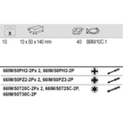 BAHCO 66IM/10C-1 1/4" Heavy-Duty Torsion Screwdriver Bit Set - Premium Screwdriver Bit Set from BAHCO - Shop now at Yew Aik.