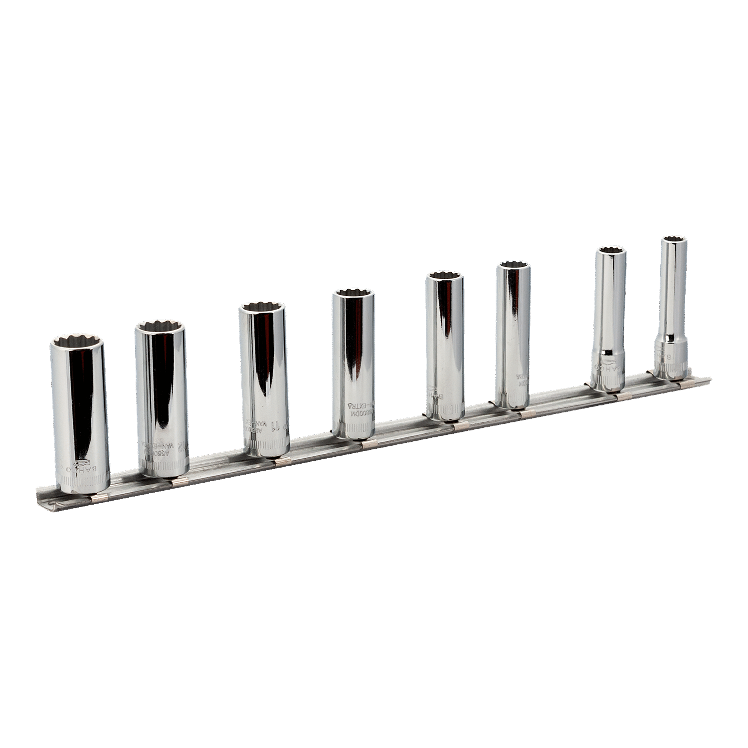 BAHCO 6708DMB 1/4” Square Drive Deep Socket Set On Rail - Premium Socket Set from BAHCO - Shop now at Yew Aik.