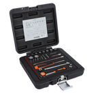 BAHCO 6715GE 1/4” Square Drive Socket Set And Spinner Handle - Premium Socket Set from BAHCO - Shop now at Yew Aik.