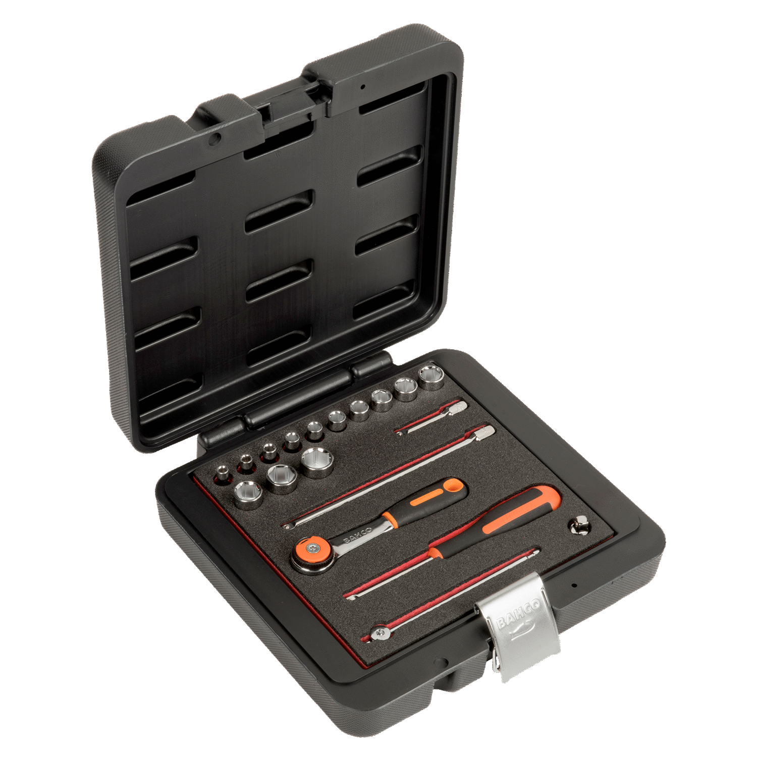 BAHCO 6719MHR 1/4” Square Drive Socket Set Round Head Ratchet - Premium Socket Set from BAHCO - Shop now at Yew Aik.