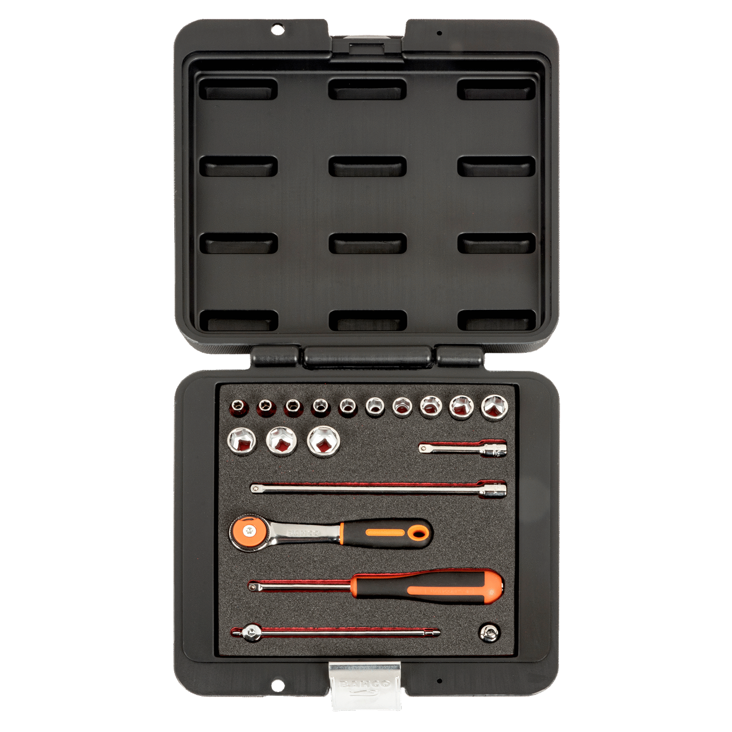 BAHCO 6719MHR 1/4” Square Drive Socket Set Round Head Ratchet - Premium Socket Set from BAHCO - Shop now at Yew Aik.