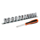 BAHCO 6729SM 1/4” Square Drive Socket Set And Spinner Handle - Premium Socket Set from BAHCO - Shop now at Yew Aik.