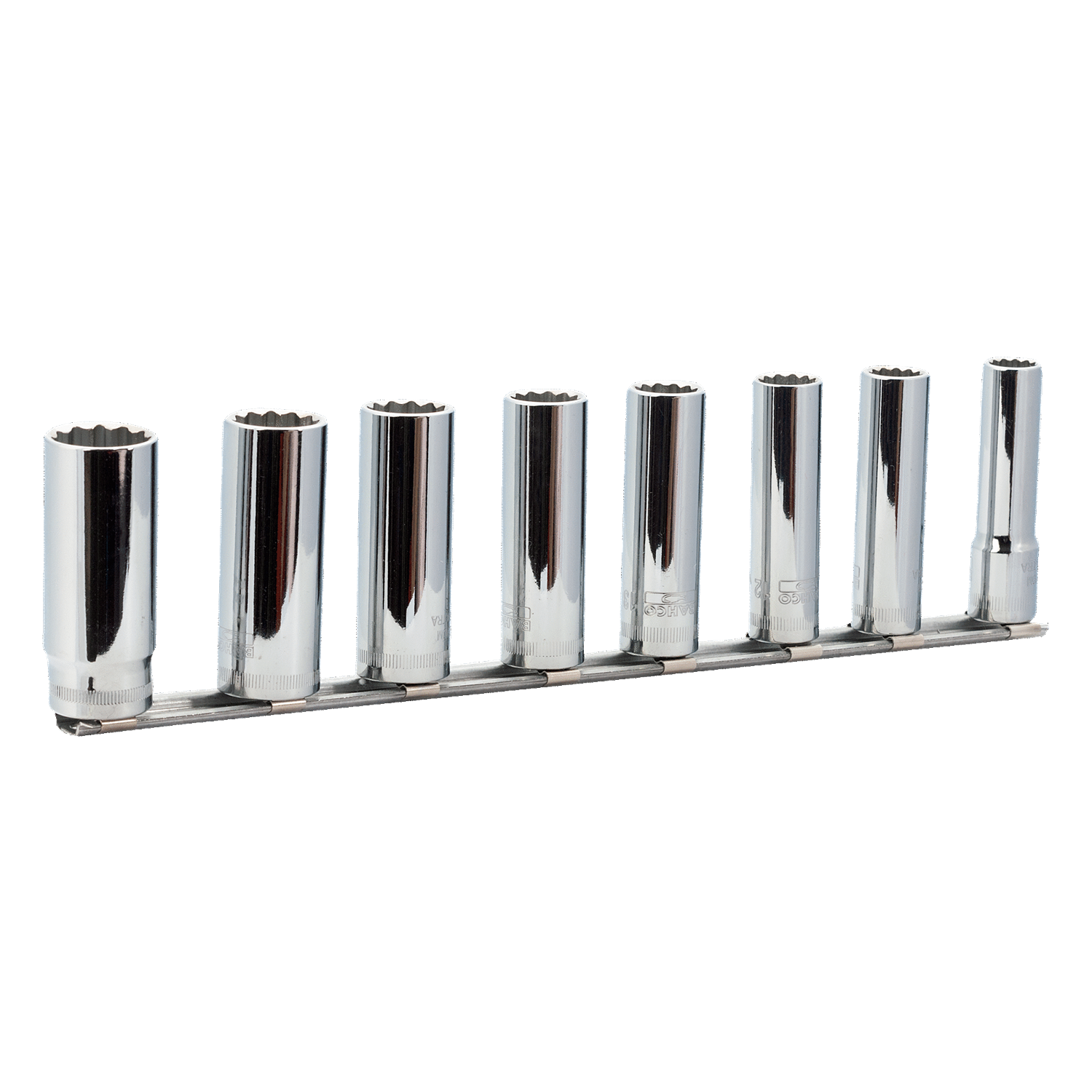BAHCO 7408MD 3/8 Square Drive Deep Socket Set On Rail - Premium Socket Set from BAHCO - Shop now at Yew Aik.