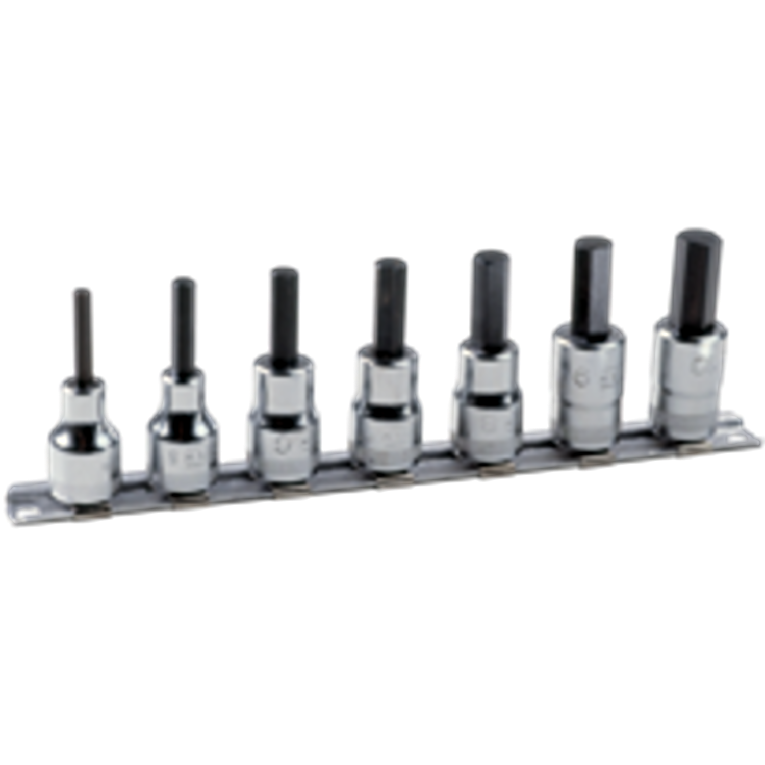BAHCO 7409MR/ 3/8" Screwdriver Socket Set on Rail Hex Head Square - Premium Screwdriver Socket Set from BAHCO - Shop now at Yew Aik.