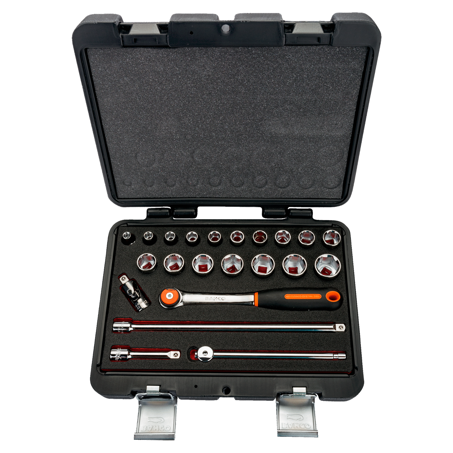 BAHCO 7422MHR 3/8” Square Drive Socket Set With T-Handle - Premium Socket Set from BAHCO - Shop now at Yew Aik.