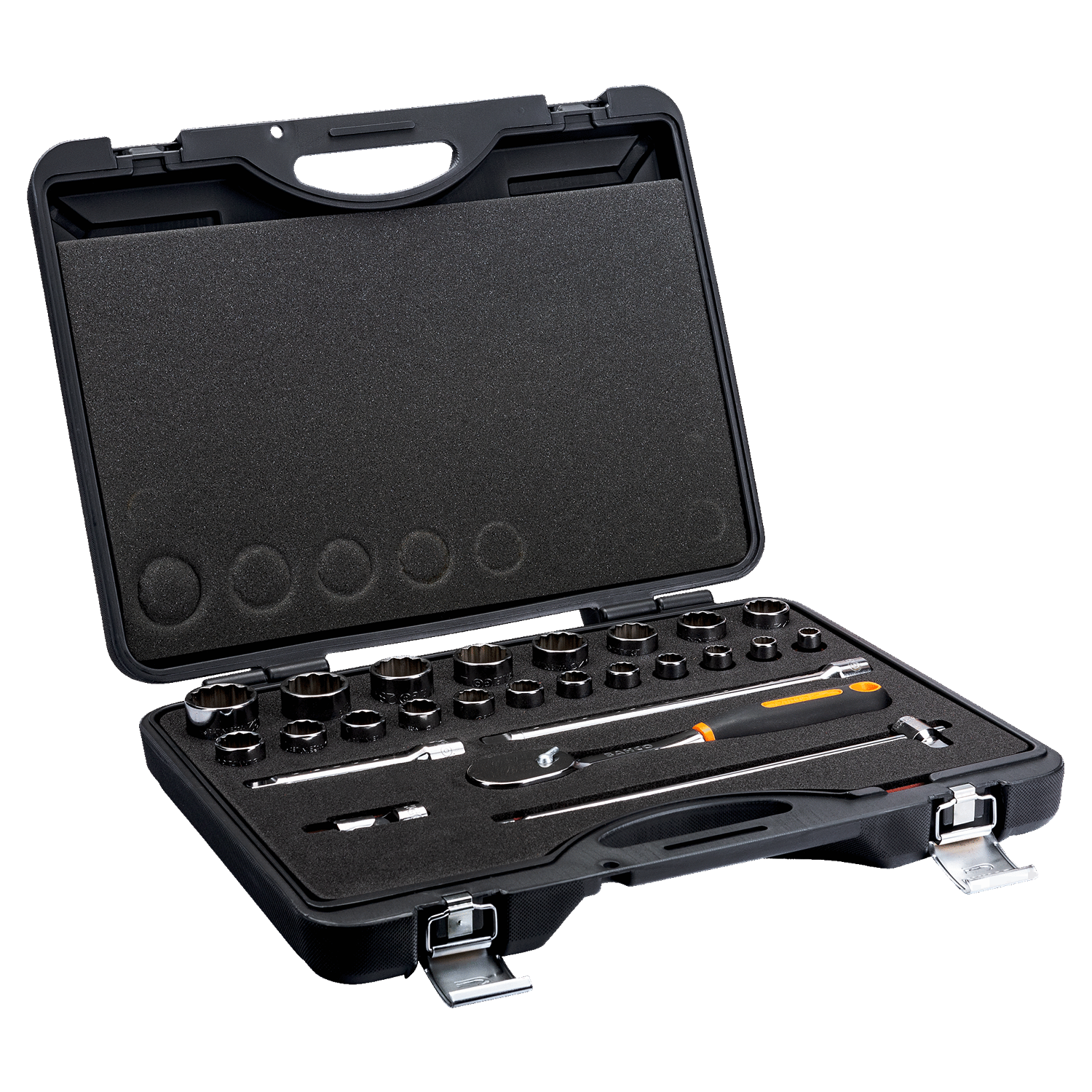 BAHCO 7825MBP 1/2” Square Drive Socket Set With Universal Joint - Premium Socket Set from BAHCO - Shop now at Yew Aik.