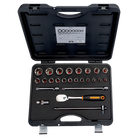BAHCO 7825MHP 1/2” Square Drive Socket Set Reversible Ratchet - Premium Socket Set from BAHCO - Shop now at Yew Aik.