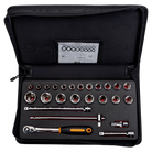 BAHCO 7825SST 1/2” Square Drive Socket Set With Universal Joint - Premium Socket Set from BAHCO - Shop now at Yew Aik.