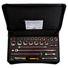 BAHCO 7827DST 1/2” Square Drive Socket Set With Breaker Bar - Premium Socket Set from BAHCO - Shop now at Yew Aik.