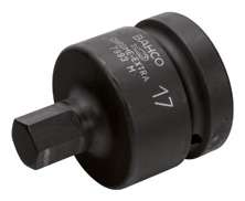 BAHCO 7993M 1" Square Drive Socket Driver For Hex Head Screws - Premium Square Drive Socket from BAHCO - Shop now at Yew Aik.