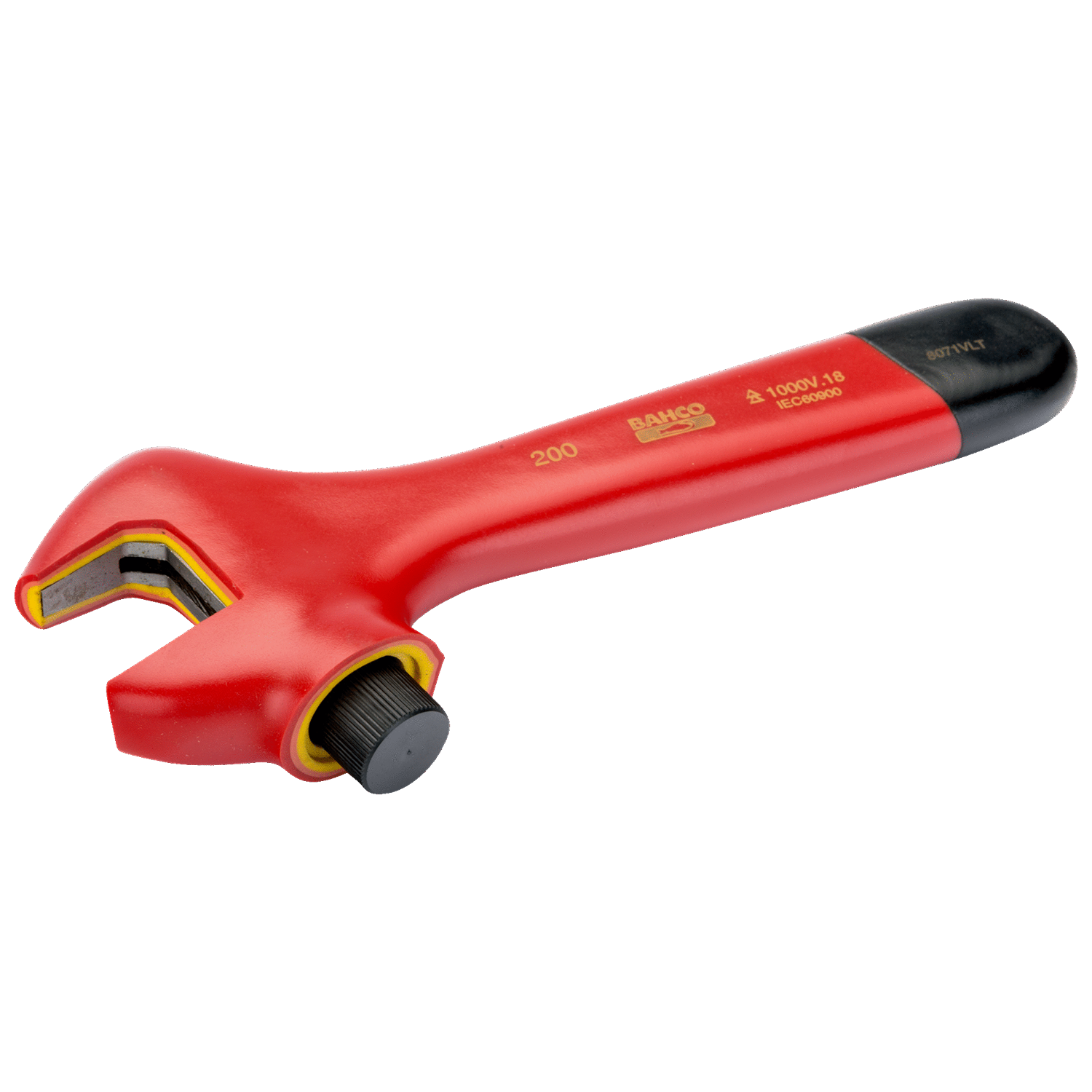 BAHCO 8071VLT - 8073VLT Side Screw Insulated Adjustable Wrench - Premium Adjustable Wrench from BAHCO - Shop now at Yew Aik.