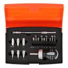 BAHCO 808050S-18 Stubby Ratcheting Screwdriver Set - 18 Pcs - Premium Screwdriver from BAHCO - Shop now at Yew Aik.