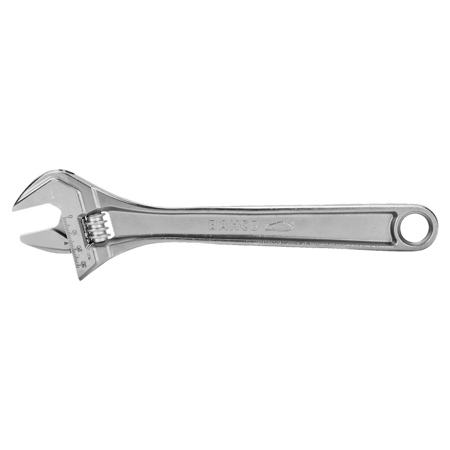 BAHCO 80C Standard Central Nut Adjustable Wrench Chrome Finish - Premium Adjustable Wrench from BAHCO - Shop now at Yew Aik.