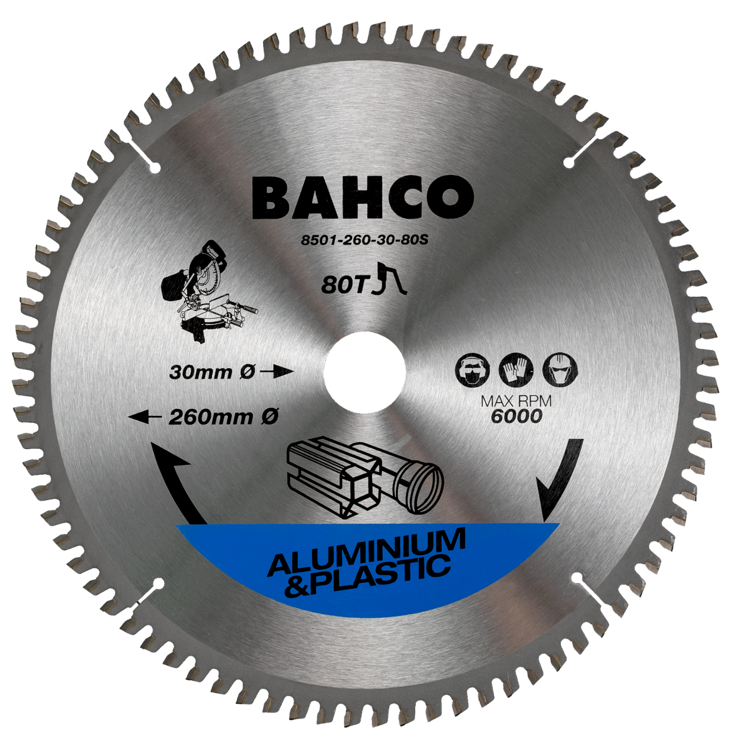 BAHCO 8501-AP Circular Saw Blade For Mitre Saws In Aluminium - Premium Circular Saw Blade from BAHCO - Shop now at Yew Aik.