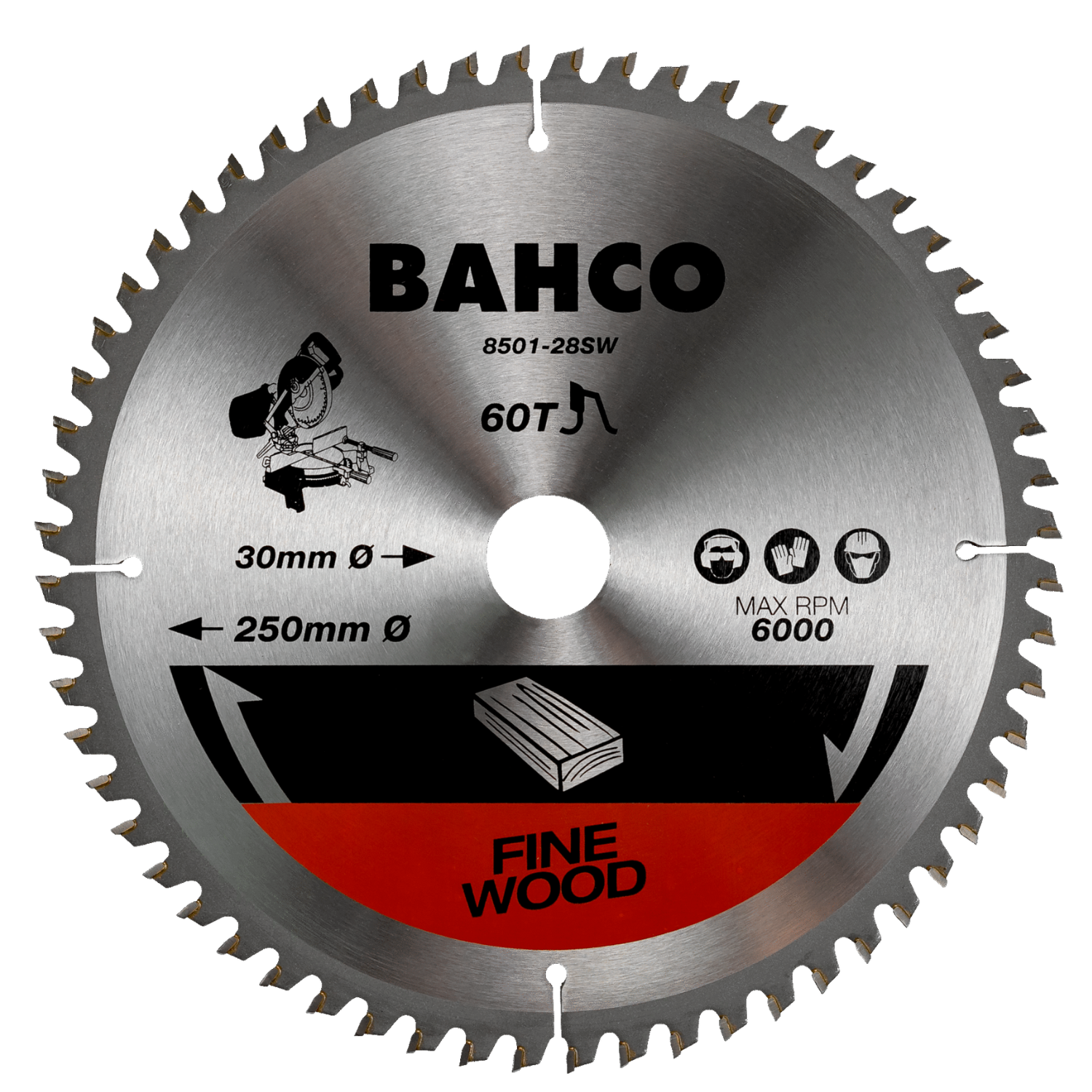 BAHCO 8501-M Circular Saw Blade For Mitre Saws In Wood - Premium Circular Saw Blade from BAHCO - Shop now at Yew Aik.