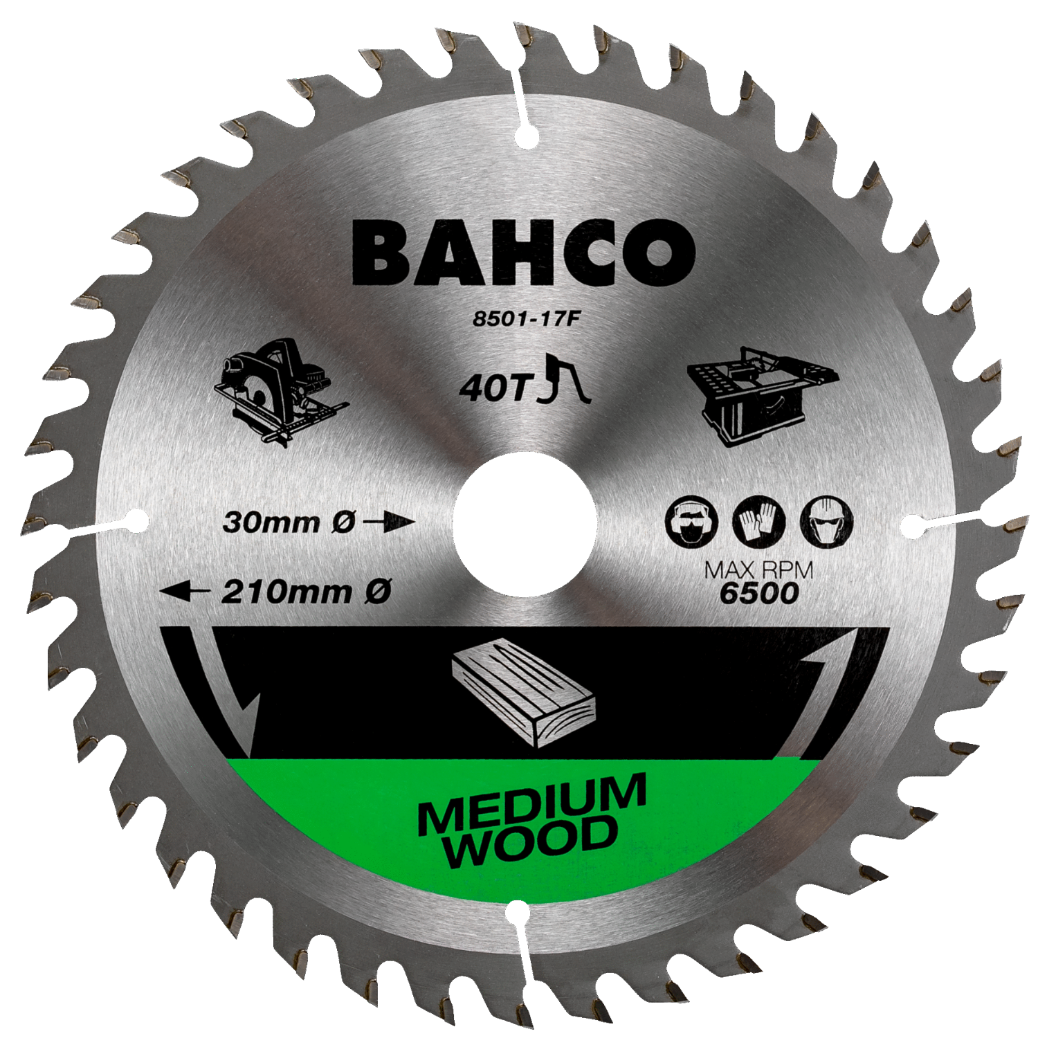 BAHCO 8501-P/T Circular Saw Blade For Portable-/Table Saws - Premium Circular Saw Blade from BAHCO - Shop now at Yew Aik.