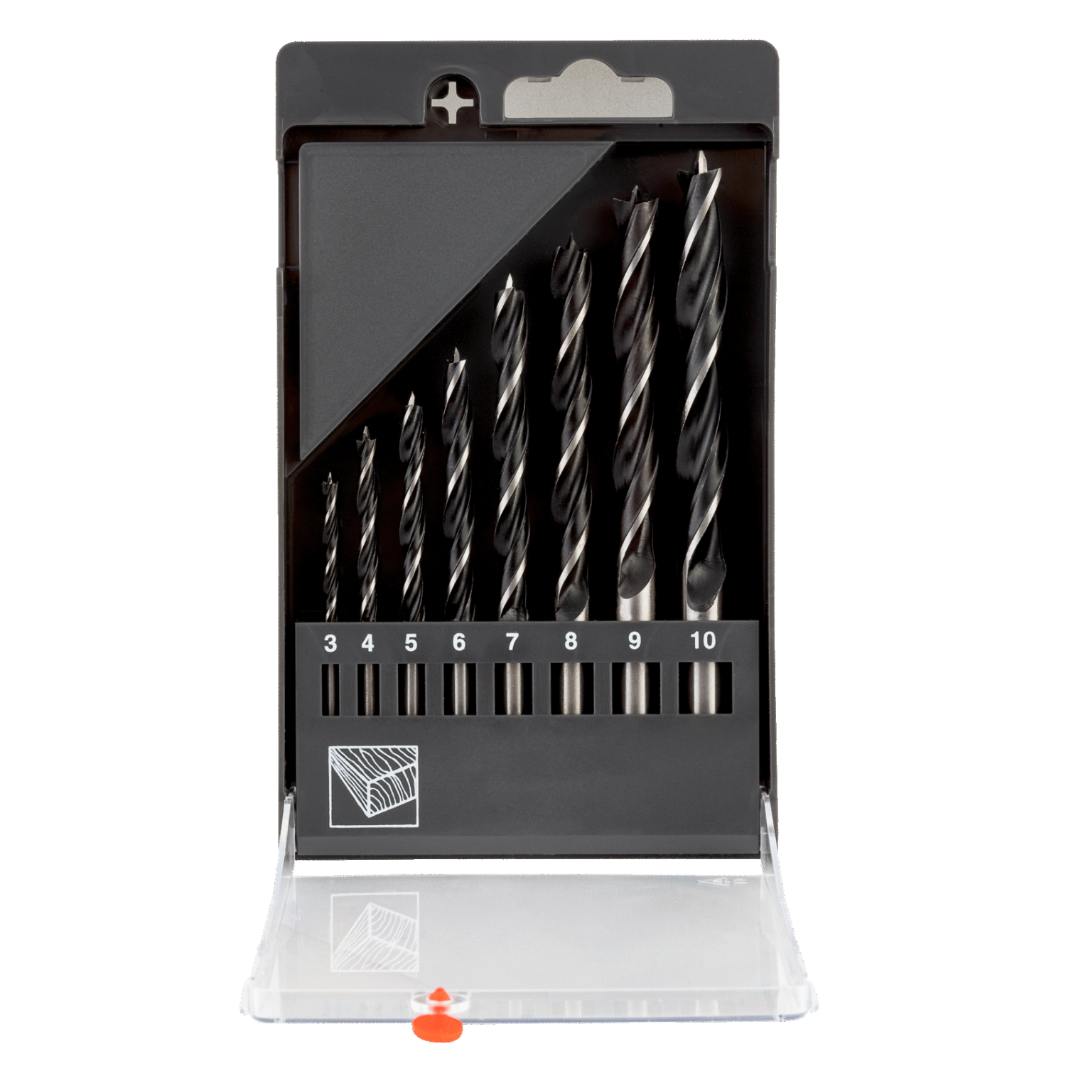 BAHCO 9646-SET-8 Brad Point Drill Bit Set For Wood - 8 pcs - Premium Brad Point Drill Bit from BAHCO - Shop now at Yew Aik.