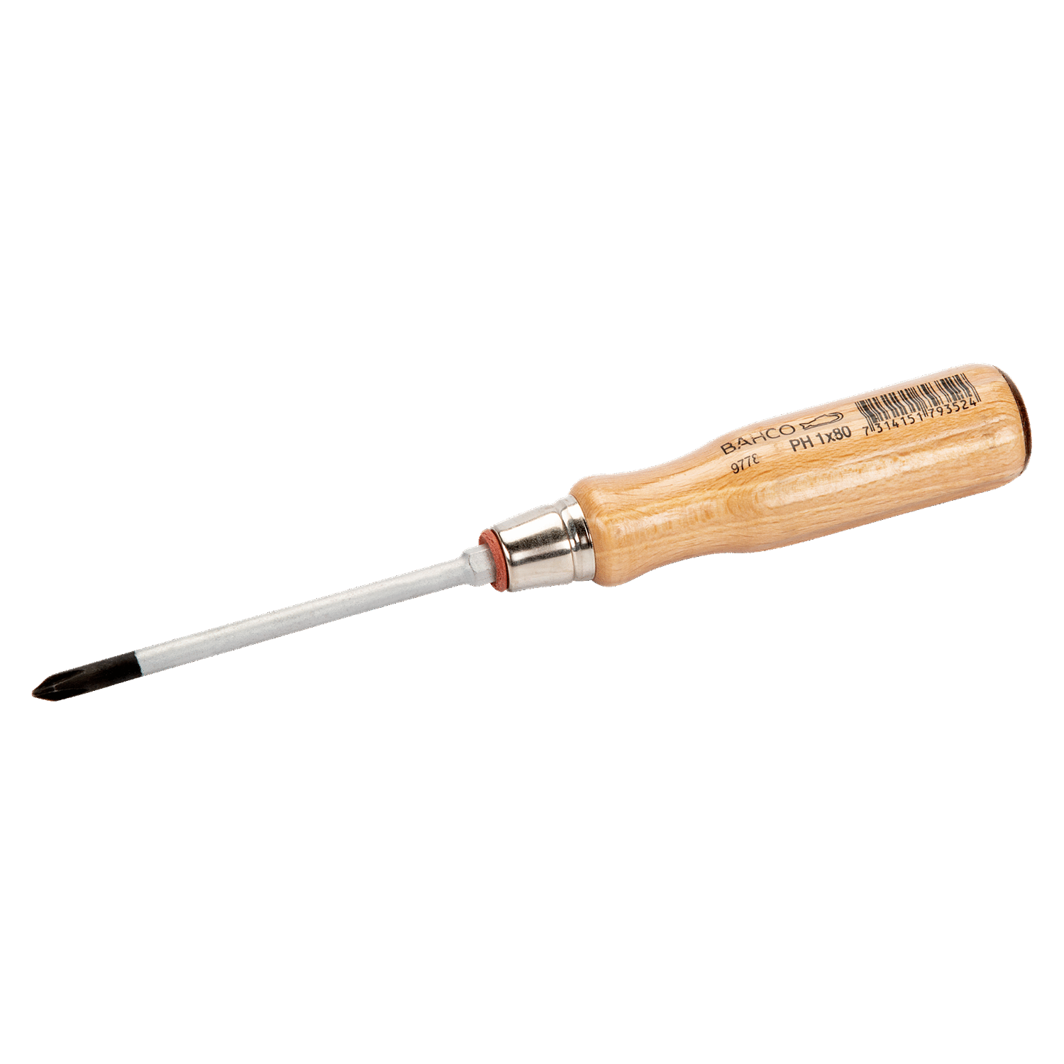 BAHCO 9778 Phillips Screwdriver with Wooden Handle PH1-PH3 - Premium Phillips Screwdriver from BAHCO - Shop now at Yew Aik.