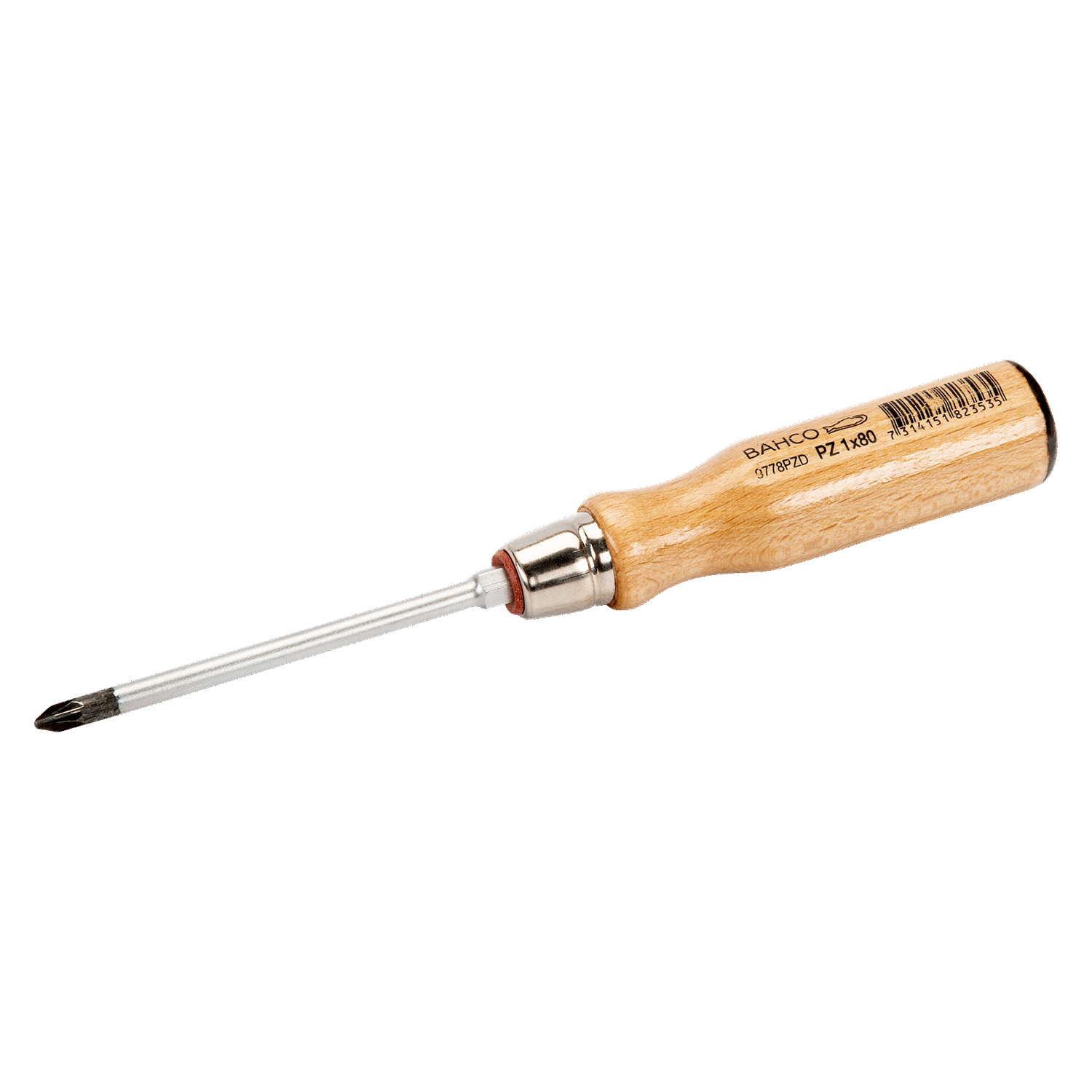 BAHCO 9778PZD Pozidriv Screwdriver with Wooden Handle PZ1-PZ2 - Premium Pozidriv Screwdriver from BAHCO - Shop now at Yew Aik.