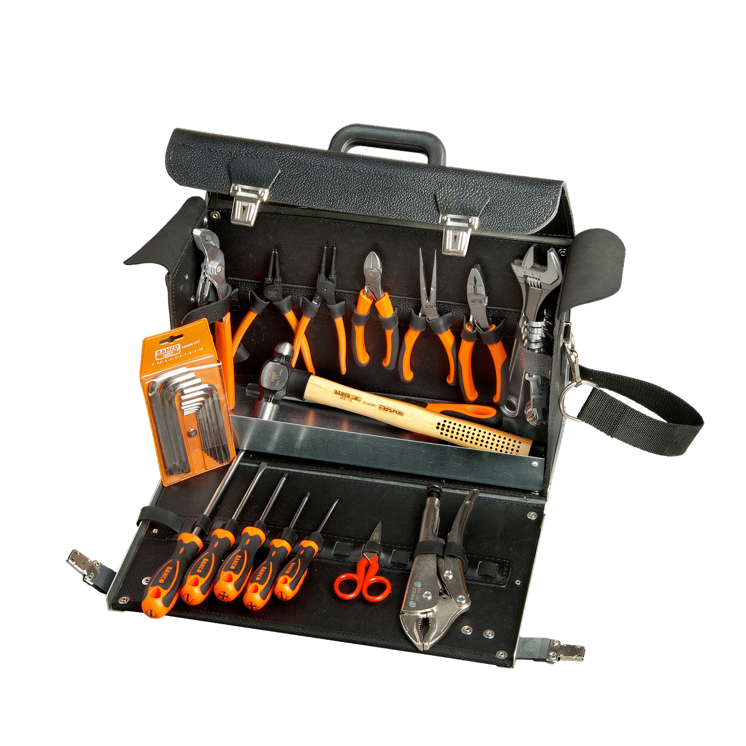 BAHCO 982000350 Leather Bag General Purpose Toolkit - 34 Pcs - Premium Toolkit from BAHCO - Shop now at Yew Aik.