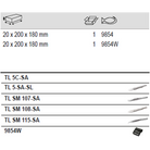 BAHCO 9854 Stainless Steel SMD Tweezers Set - 7 Pcs (BAHCO Tools) - Premium Tweezers Set from BAHCO - Shop now at Yew Aik.