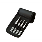 BAHCO 9856 Titanium Anti-Magnetic Tweezers Set - 4 Pcs/Wallet - Premium Tweezers Set from BAHCO - Shop now at Yew Aik.