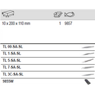 BAHCO 9857 Precision 00, 1, 3C, 5, 7 Style Tweezers Set - 5 Pcs - Premium Tweezers Set from BAHCO - Shop now at Yew Aik.