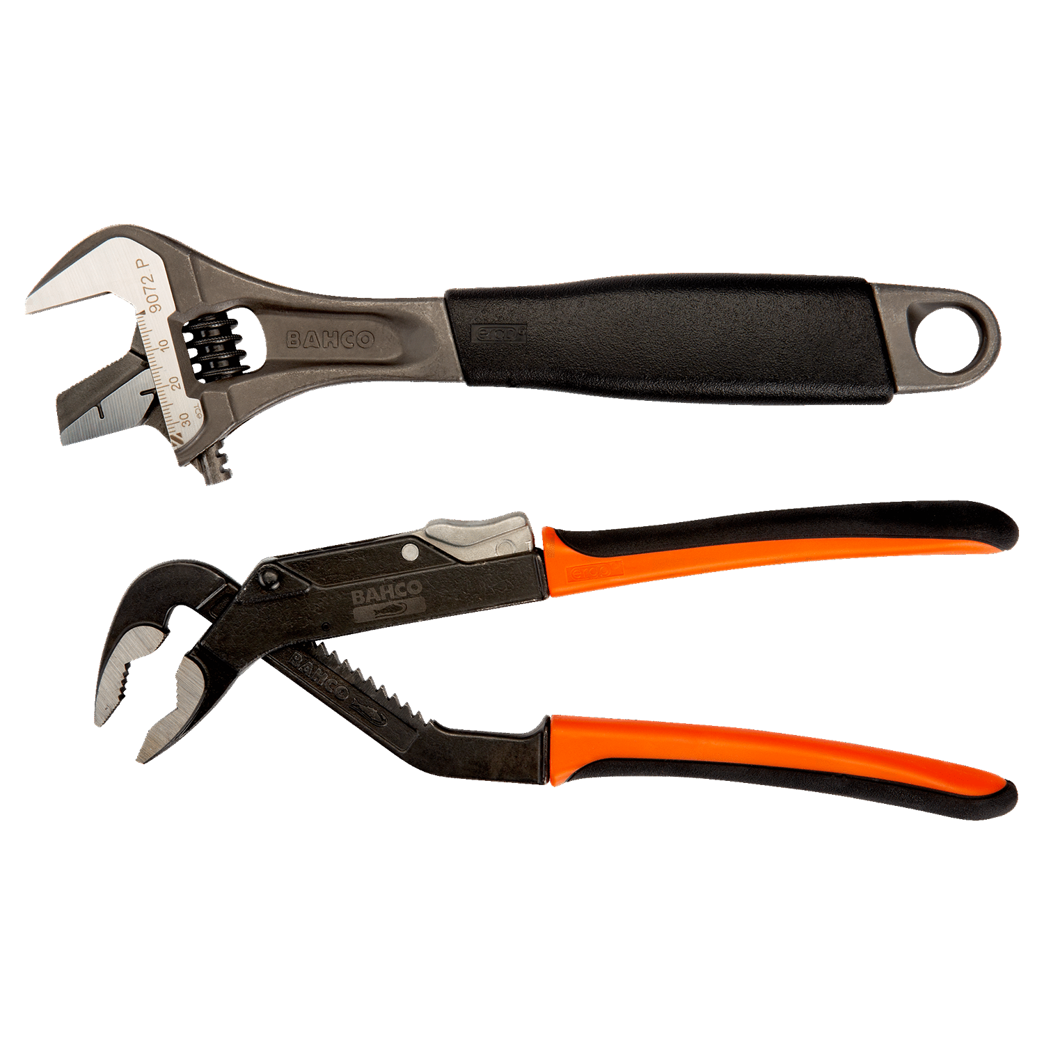 BAHCO 9873 ERGO Plumber’s Plier Set 9072P Adjustable Wrench - Premium Plier Set from BAHCO - Shop now at Yew Aik.