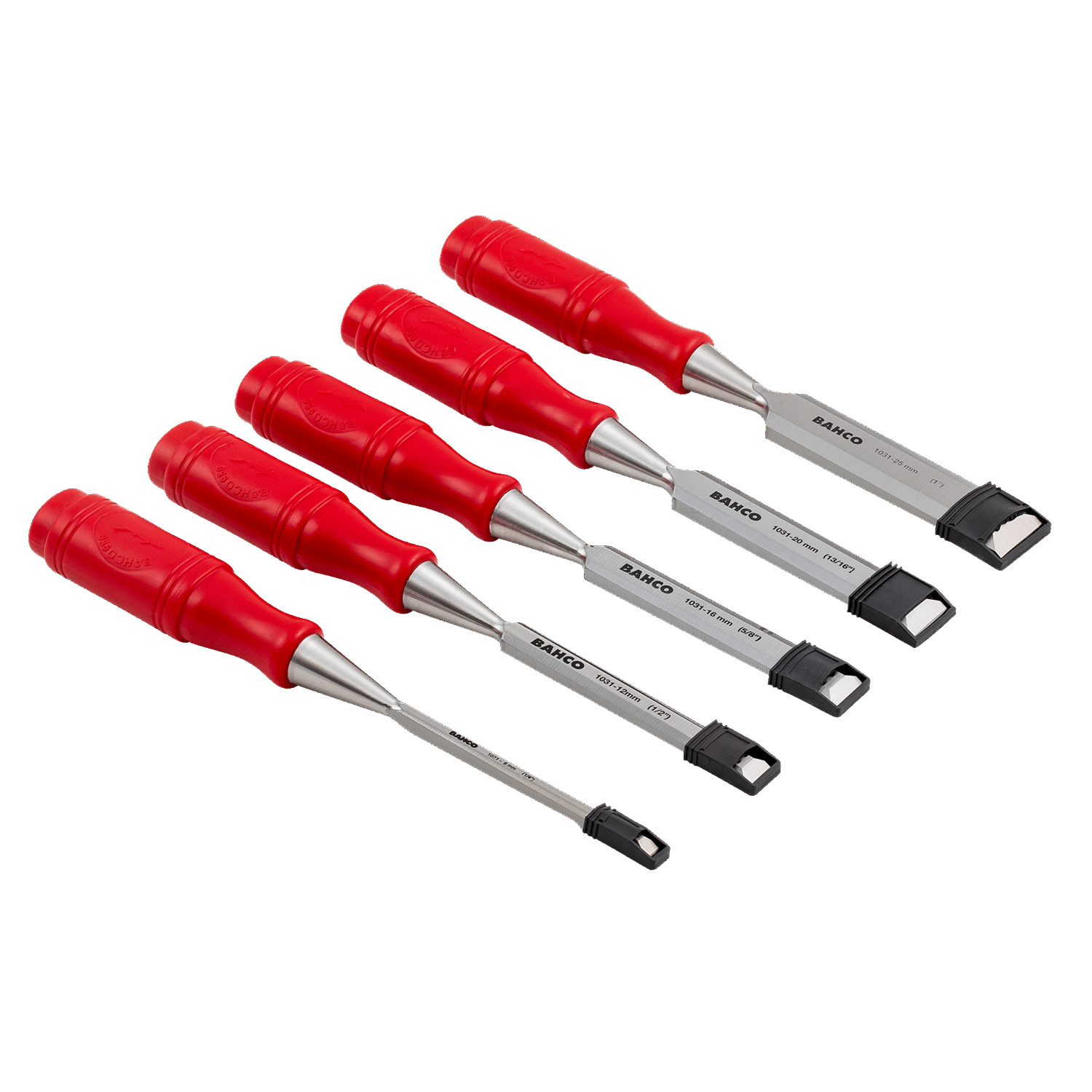 BAHCO 9883 Chisel Set with Polypropylene Handle - 5 Pcs/Blister - Premium Chisel Set from BAHCO - Shop now at Yew Aik.