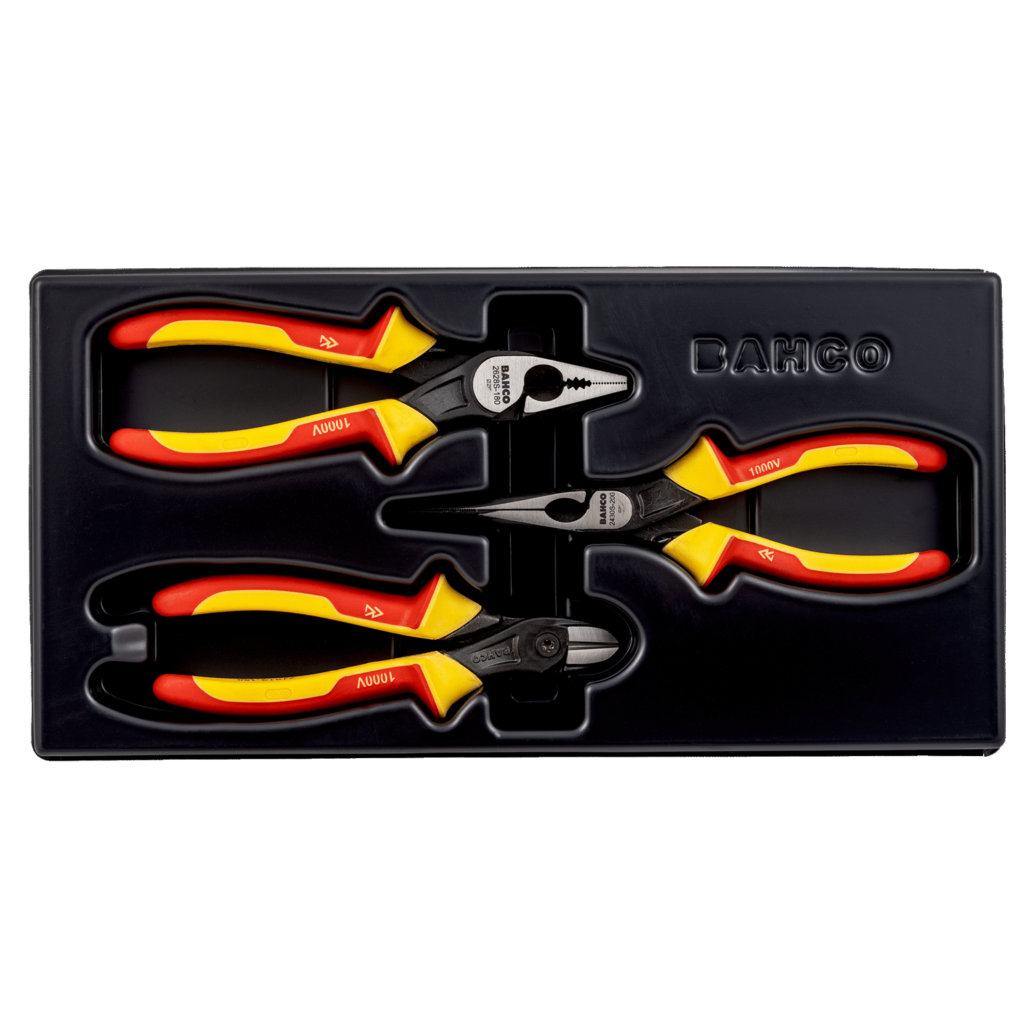 BAHCO 9897S/3 ERGO All-Round Plier Set Insulated - 3 pcs - Premium Plier Set from BAHCO - Shop now at Yew Aik.