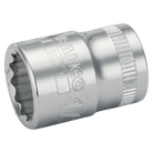 BAHCO A7400DZ 3/8" Square Drive Socket Imperial Bi-Hex Profile - Premium Square Drive Socket from BAHCO - Shop now at Yew Aik.