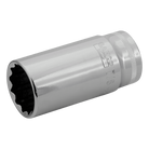 BAHCO A7402DZ 3/8" Square Drive Deep Socket Imperial Bi-Hex - Premium Deep Socket from BAHCO - Shop now at Yew Aik.