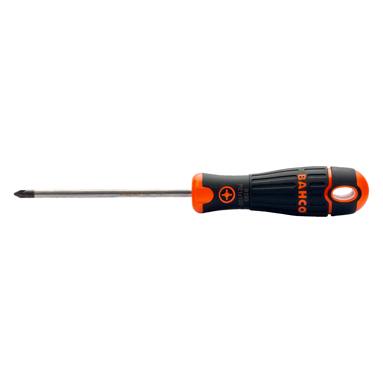 BAHCO B193 BahcoFit Pozidriv Screwdriver with Rubber Grip PZ0-PZ4 - Premium Pozidriv Screwdriver from BAHCO - Shop now at Yew Aik.