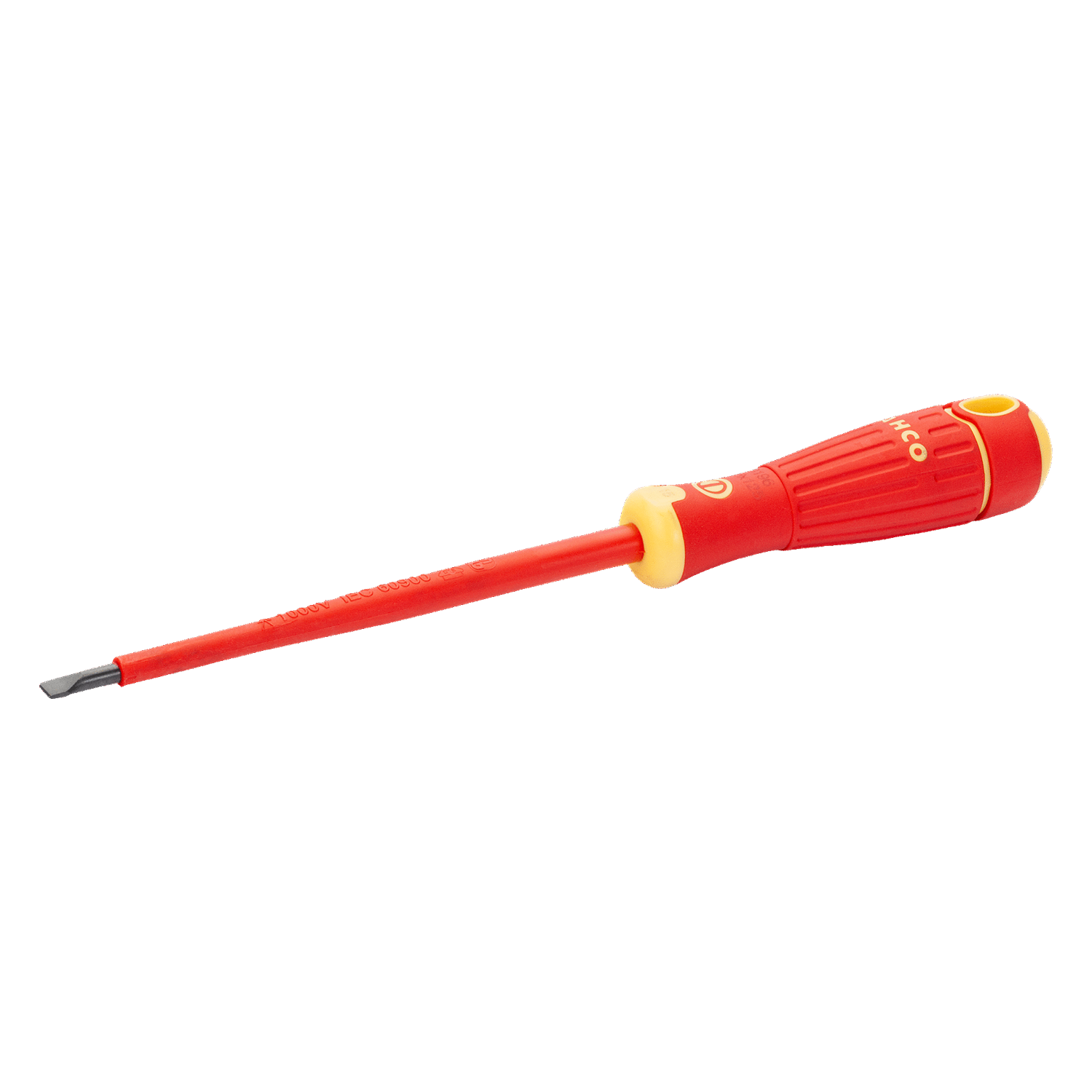 BAHCO B196 BahcoFit VDE Insulated Slotted Screwdriver 0.4 mm-2 mm - Premium Slotted Screwdriver from BAHCO - Shop now at Yew Aik.