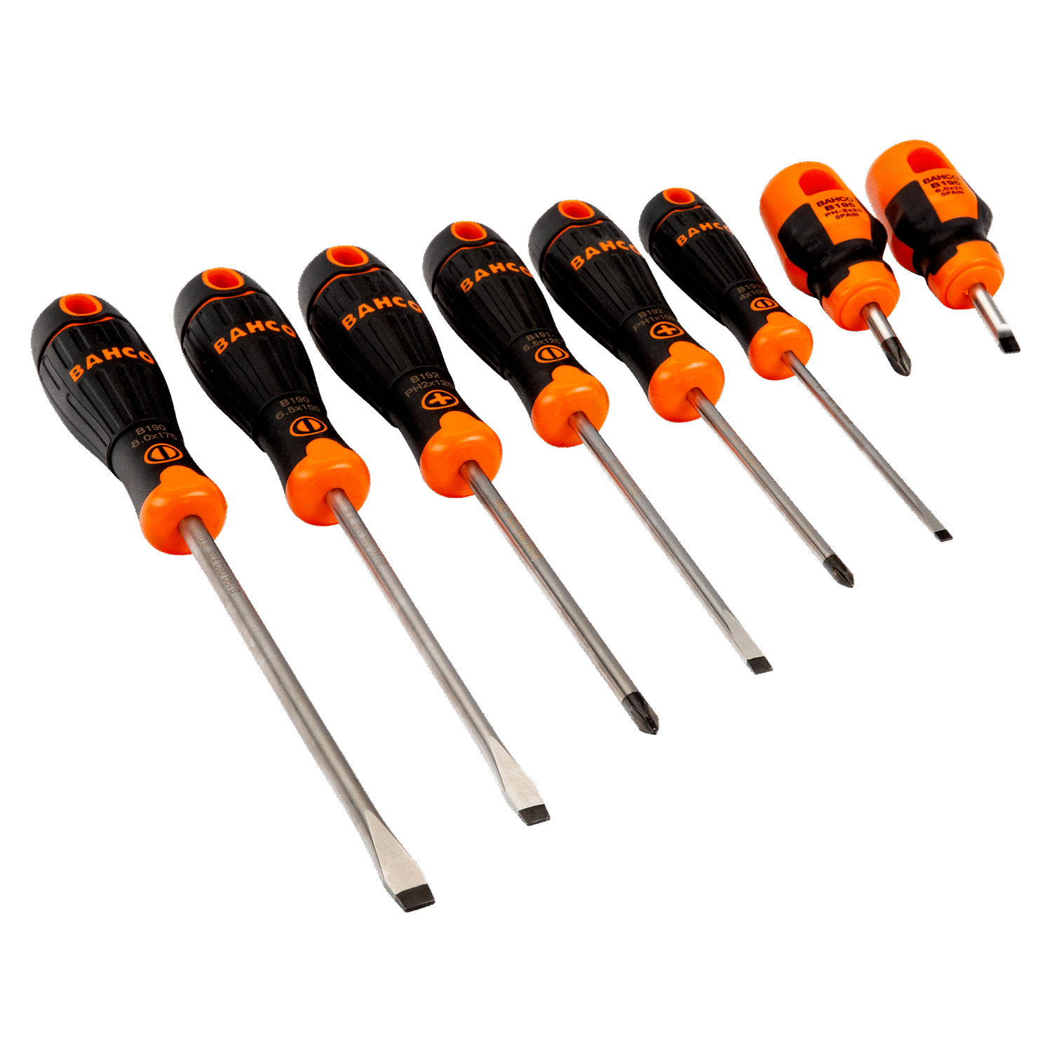 BAHCO B219.008 BahcoFit Slotted/Phillips Screwdriver Set - 8 Pcs - Premium Phillips Screwdriver Set from BAHCO - Shop now at Yew Aik.