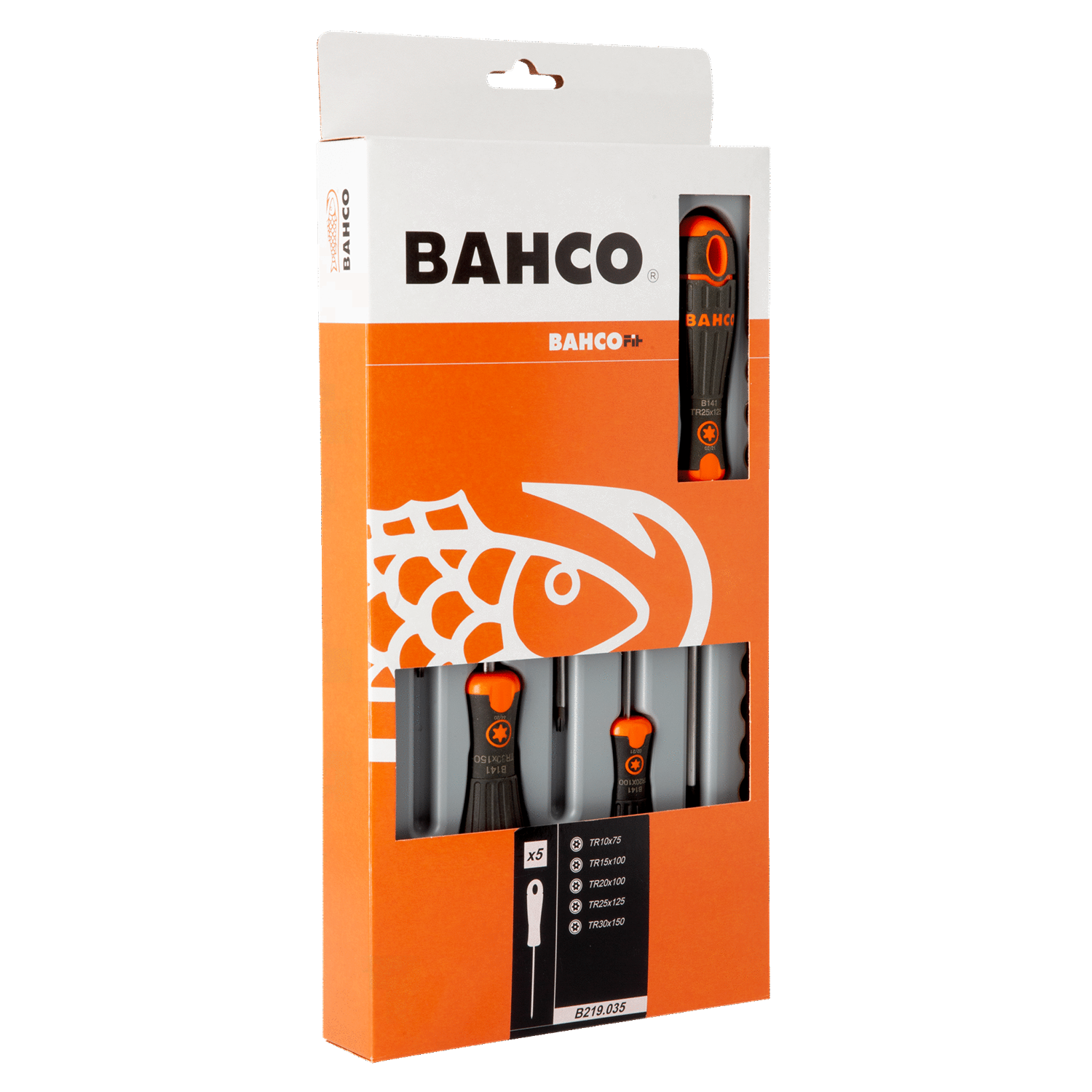 BAHCO B219.035 BahcoFit Tamper-Resistant TORX Screwdriver Set - Premium TORX Screwdriver Set from BAHCO - Shop now at Yew Aik.