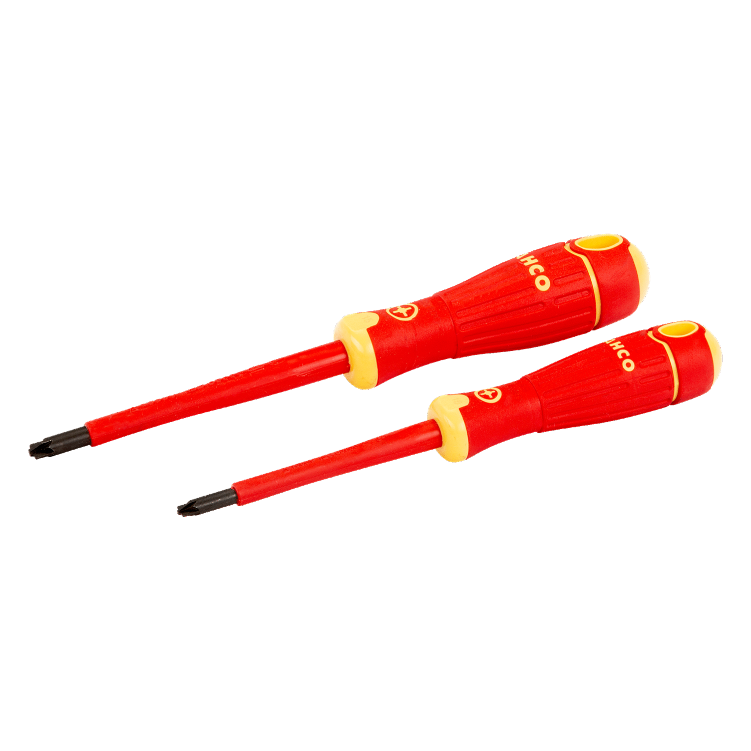 BAHCO B220.012 Insulated Screwdriver Set Slotted/Pozidriv - 2 pcs - Premium Insulated Screwdriver Set from BAHCO - Shop now at Yew Aik.