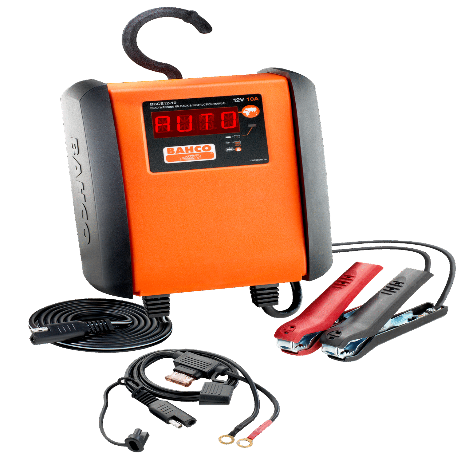 BAHCO BBCE12-10 10 Amp Fully Automatic Charger for 12V Batteries - Premium Amp Fully Automatic Charger from BAHCO - Shop now at Yew Aik.