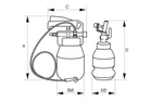 BAHCO BBR350 Air Brake System Bleeder (BAHCO Tooks) - Premium Air Brake System Bleeder from BAHCO - Shop now at Yew Aik.