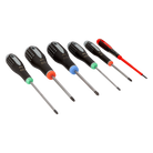 BAHCO BE-9871 ERGO Slotted Screwdriver Set with Rubber Grip-6 Pcs - Premium Screwdriver Set from BAHCO - Shop now at Yew Aik.