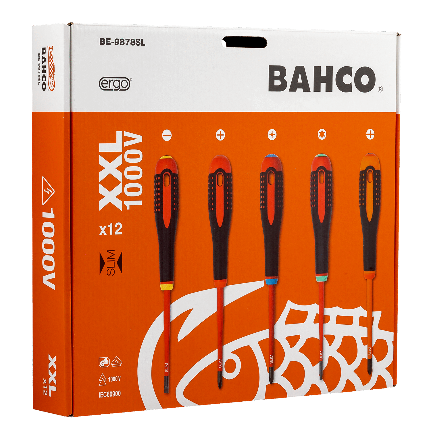 BAHCO BE-9878SL VDE Insulated Screwdriver Set 12 mm - 12 Pcs - Premium Screwdriver Set from BAHCO - Shop now at Yew Aik.