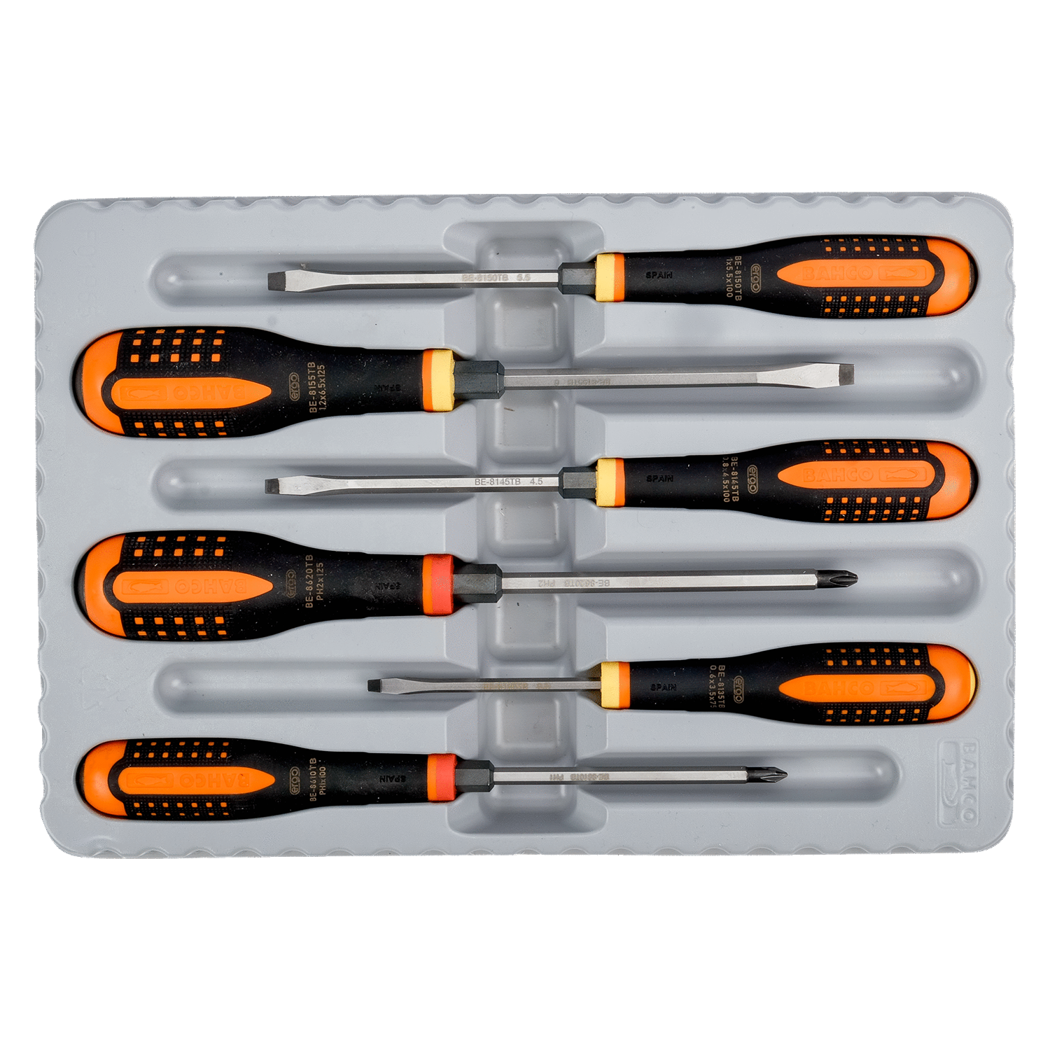 BAHCO BE-9881TB ERGO Through Blade Phillips Screwdriver Set - Premium Phillips Screwdriver Set from BAHCO - Shop now at Yew Aik.